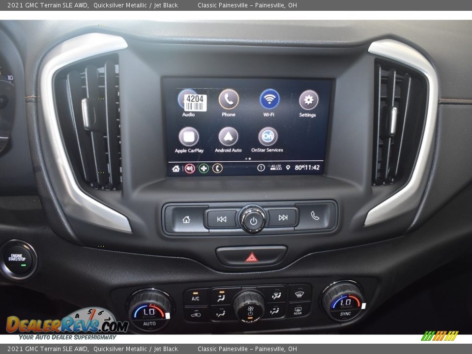 2021 GMC Terrain SLE AWD Quicksilver Metallic / Jet Black Photo #11