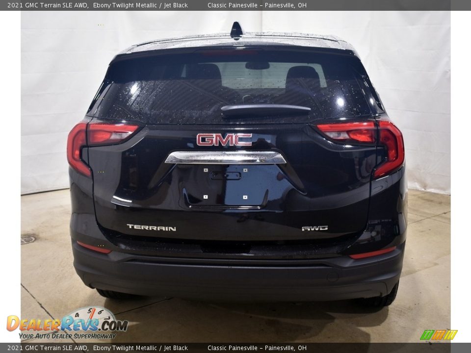 2021 GMC Terrain SLE AWD Ebony Twilight Metallic / Jet Black Photo #3