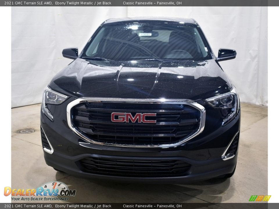 2021 GMC Terrain SLE AWD Ebony Twilight Metallic / Jet Black Photo #4