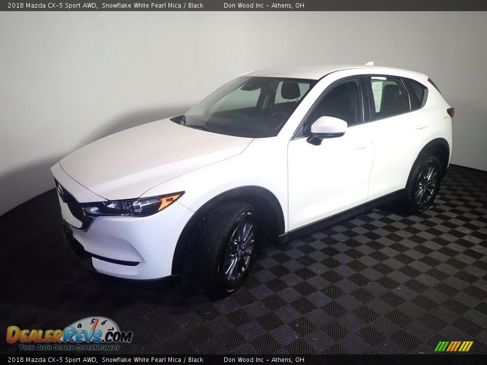 2018 Mazda CX-5 Sport AWD Snowflake White Pearl Mica / Black Photo #8