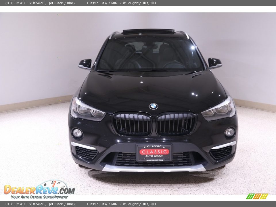 2018 BMW X1 xDrive28i Jet Black / Black Photo #2