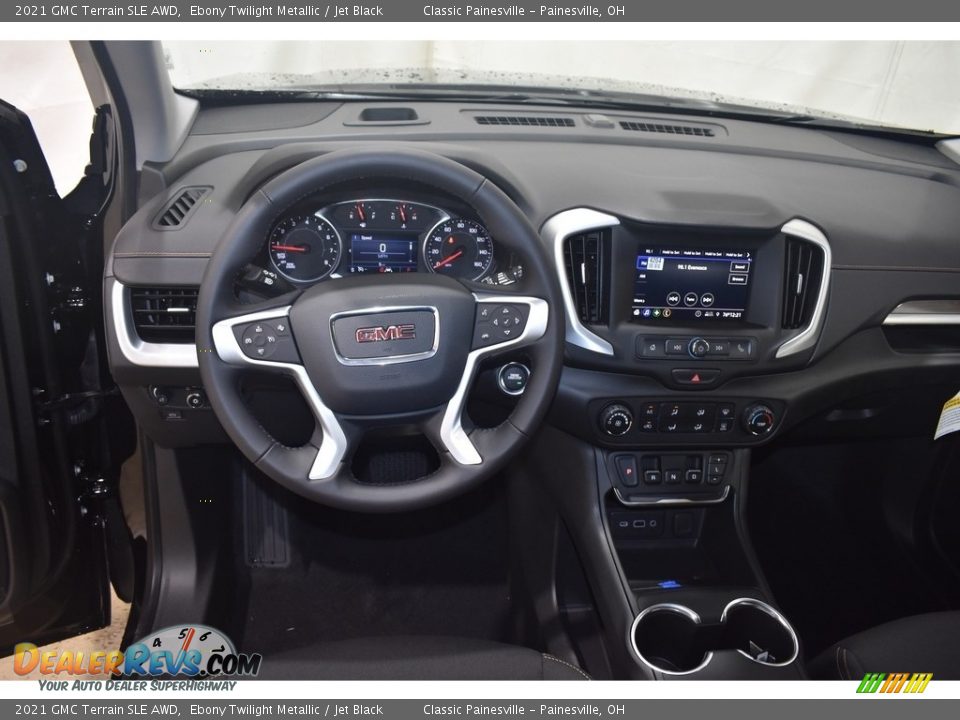 2021 GMC Terrain SLE AWD Ebony Twilight Metallic / Jet Black Photo #10