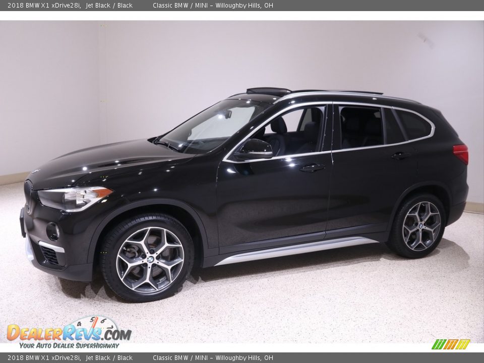 2018 BMW X1 xDrive28i Jet Black / Black Photo #3