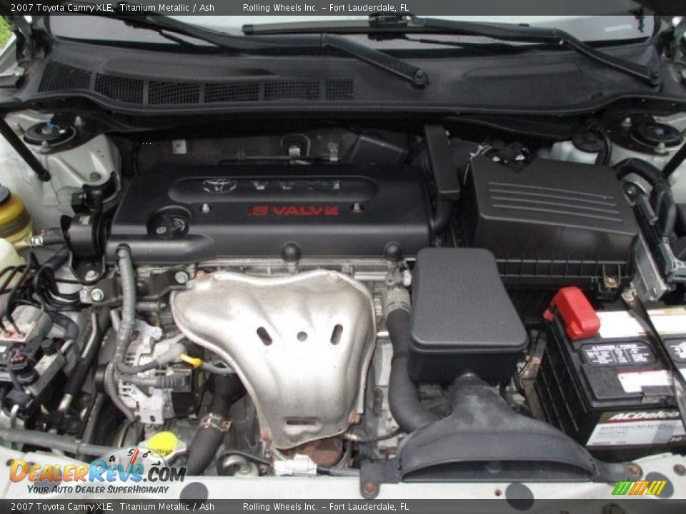 2007 Toyota Camry XLE Titanium Metallic / Ash Photo #22