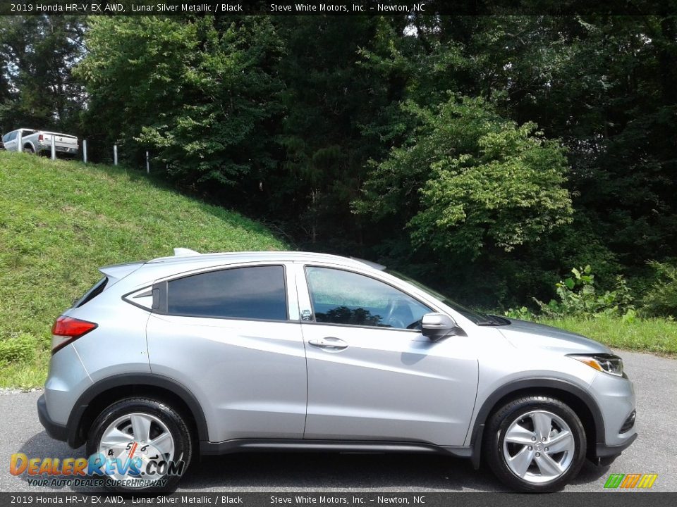 2019 Honda HR-V EX AWD Lunar Silver Metallic / Black Photo #7