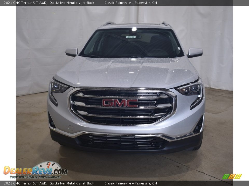 2021 GMC Terrain SLT AWD Quicksilver Metallic / Jet Black Photo #4