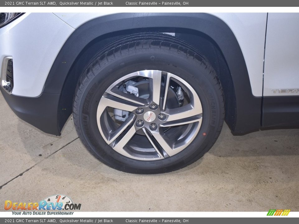 2021 GMC Terrain SLT AWD Quicksilver Metallic / Jet Black Photo #5