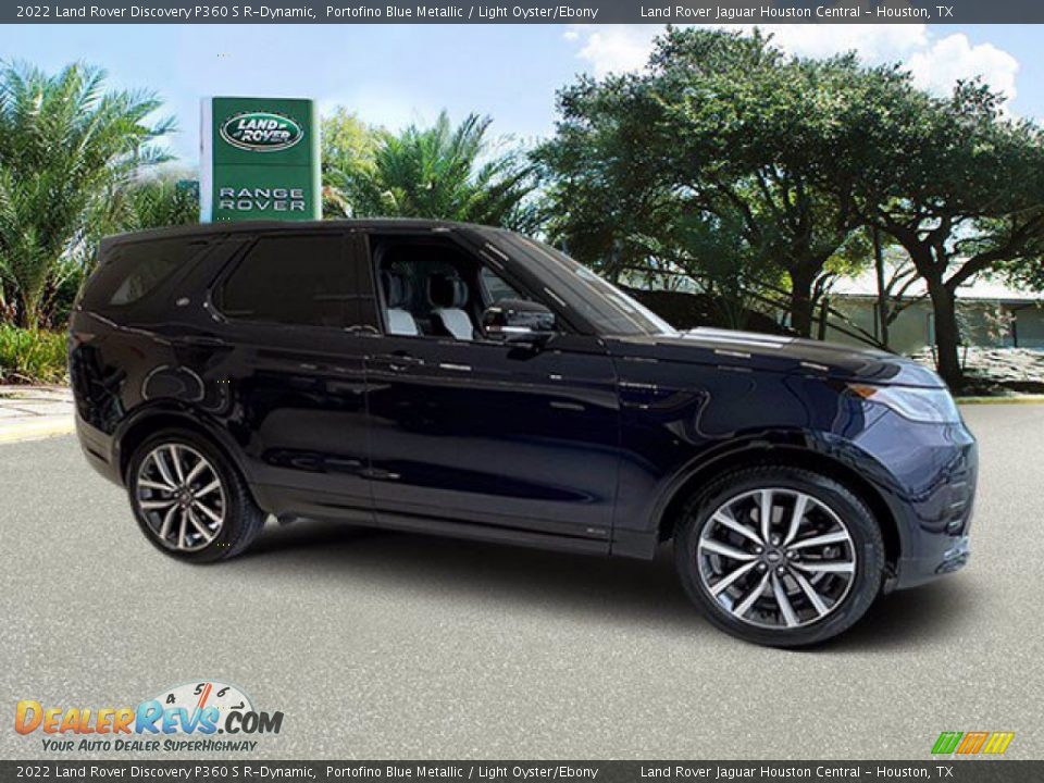 2022 Land Rover Discovery P360 S R-Dynamic Portofino Blue Metallic / Light Oyster/Ebony Photo #10