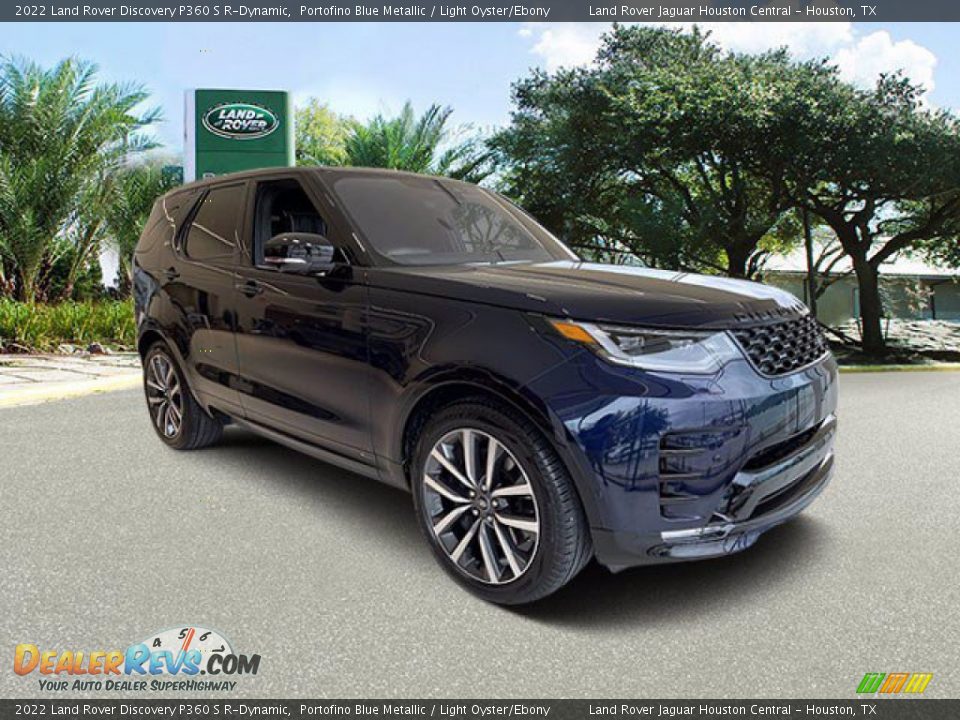 2022 Land Rover Discovery P360 S R-Dynamic Portofino Blue Metallic / Light Oyster/Ebony Photo #11