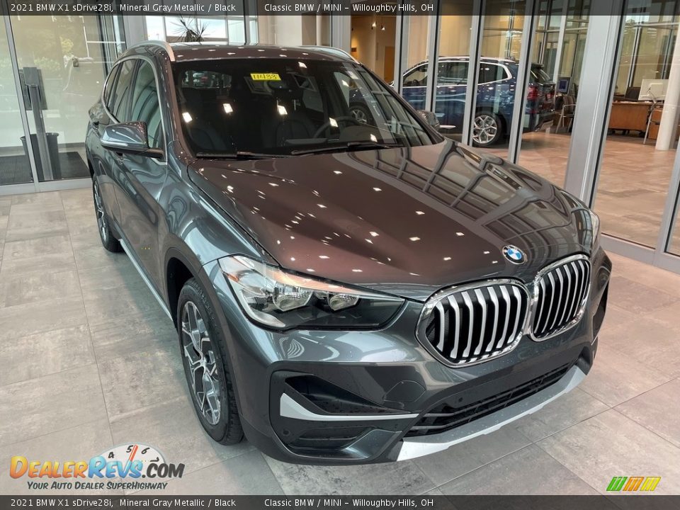 2021 BMW X1 sDrive28i Mineral Gray Metallic / Black Photo #1