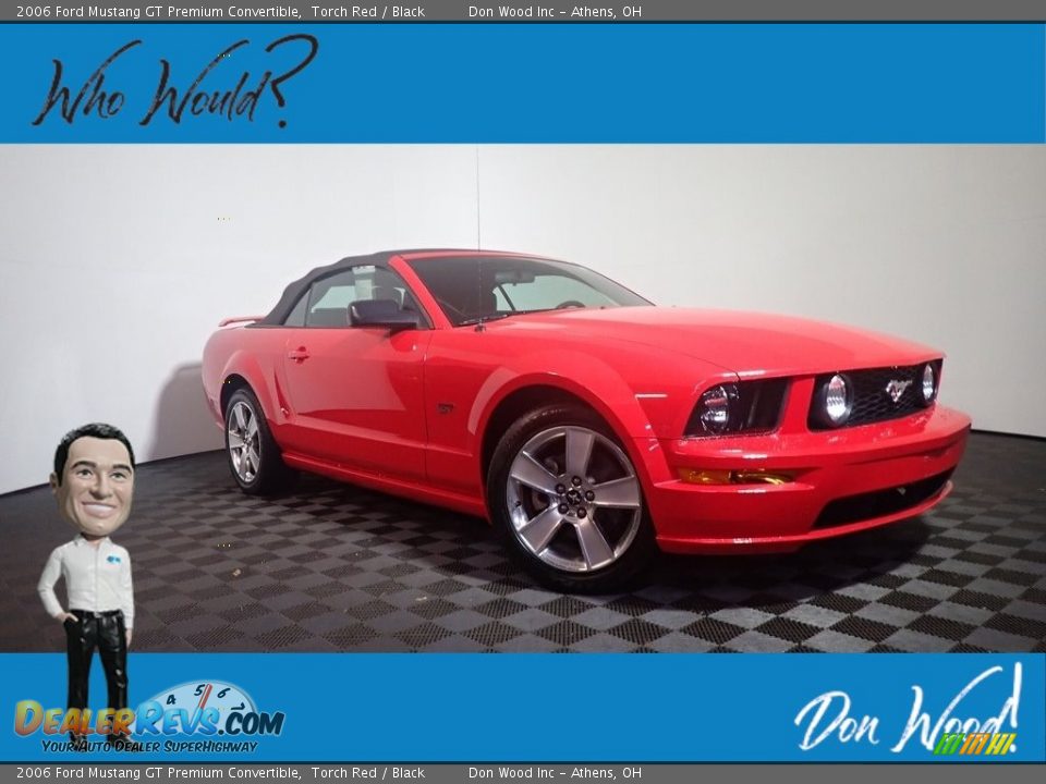 2006 Ford Mustang GT Premium Convertible Torch Red / Black Photo #1