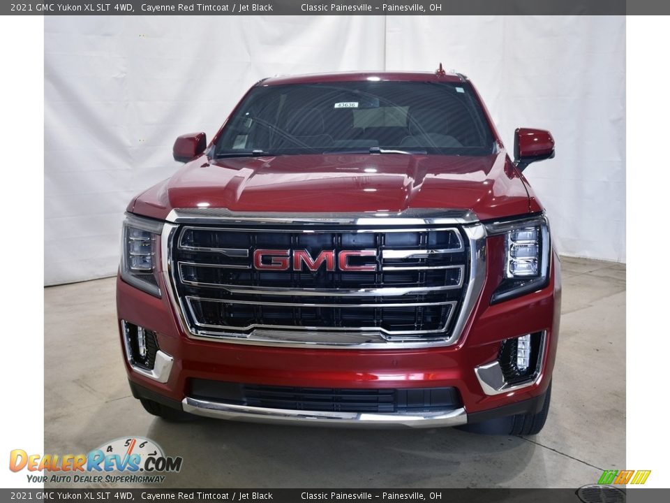 2021 GMC Yukon XL SLT 4WD Cayenne Red Tintcoat / Jet Black Photo #4