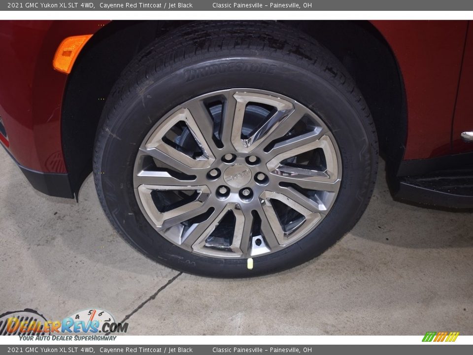 2021 GMC Yukon XL SLT 4WD Cayenne Red Tintcoat / Jet Black Photo #5