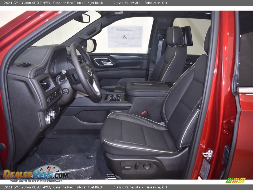 2021 GMC Yukon XL SLT 4WD Cayenne Red Tintcoat / Jet Black Photo #7
