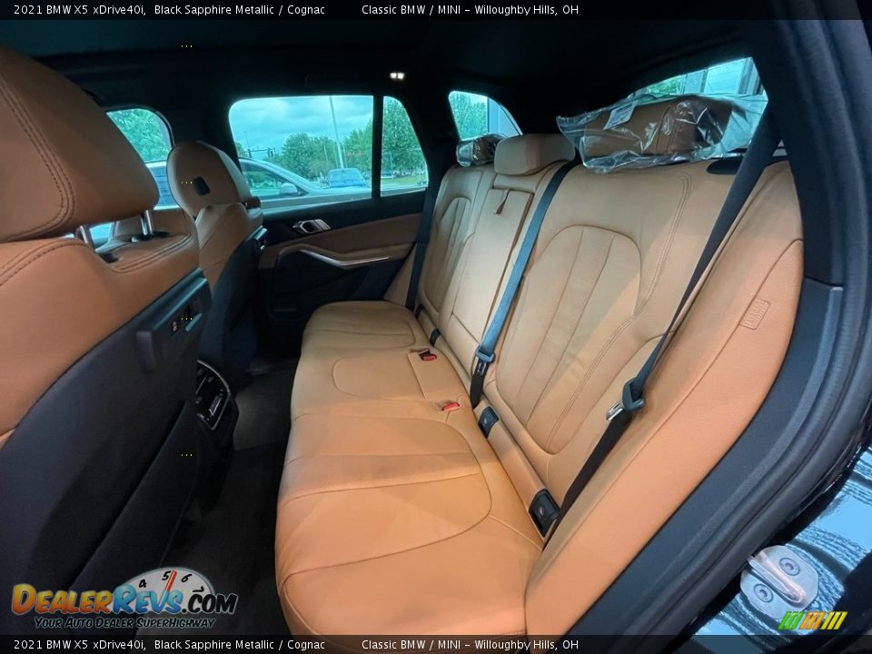 2021 BMW X5 xDrive40i Black Sapphire Metallic / Cognac Photo #5