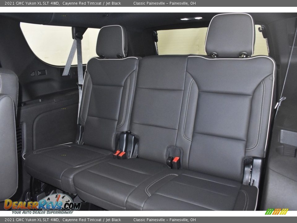 2021 GMC Yukon XL SLT 4WD Cayenne Red Tintcoat / Jet Black Photo #9