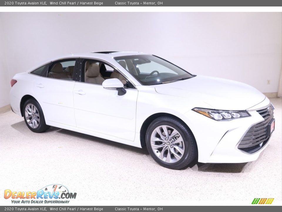 2020 Toyota Avalon XLE Wind Chill Pearl / Harvest Beige Photo #1