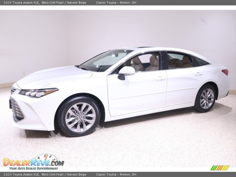 2020 Toyota Avalon XLE Wind Chill Pearl / Harvest Beige Photo #3