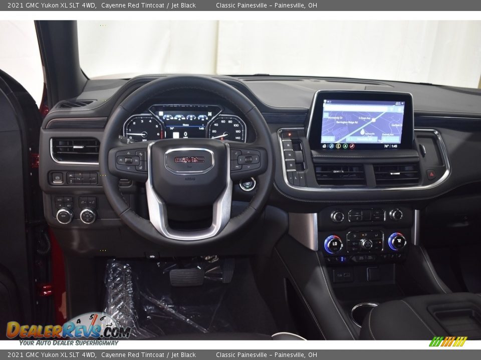 2021 GMC Yukon XL SLT 4WD Cayenne Red Tintcoat / Jet Black Photo #13