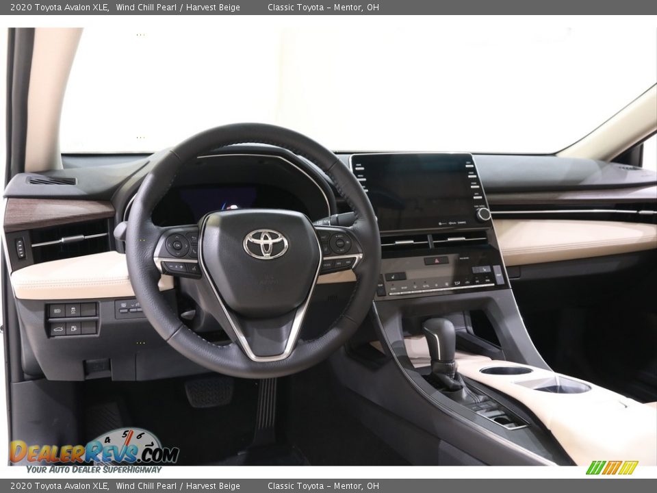 2020 Toyota Avalon XLE Wind Chill Pearl / Harvest Beige Photo #6