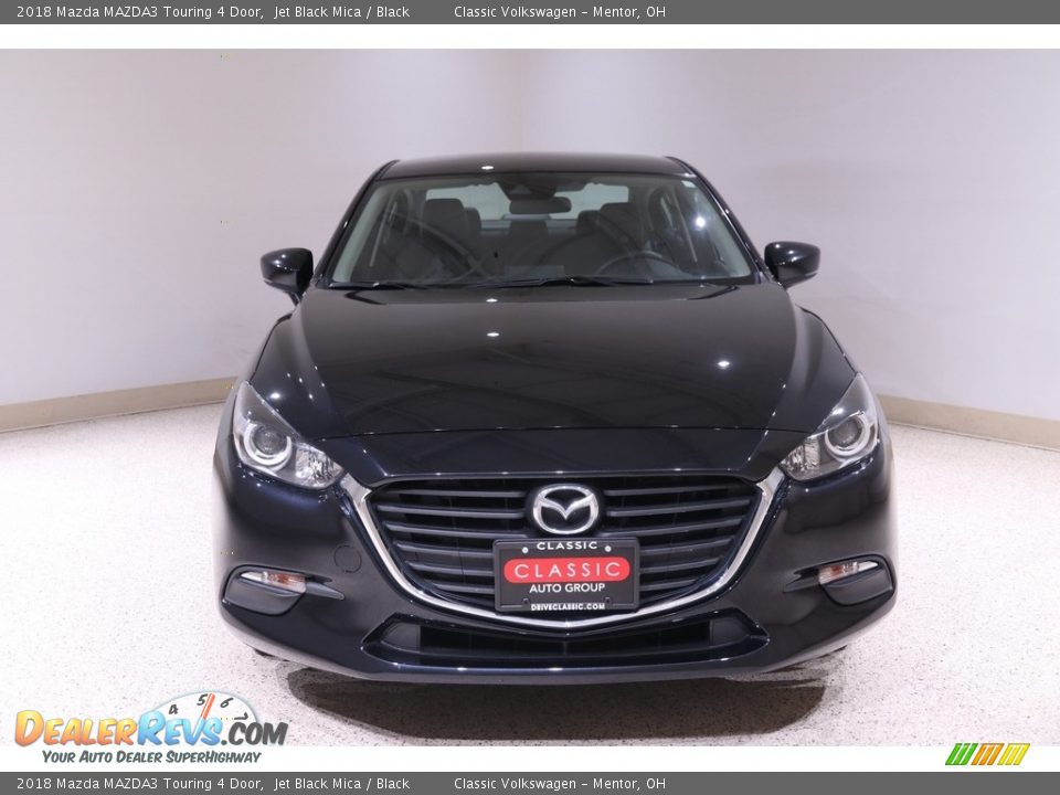 2018 Mazda MAZDA3 Touring 4 Door Jet Black Mica / Black Photo #2