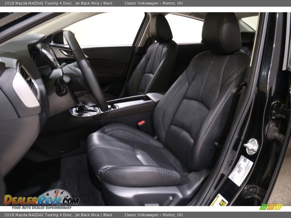 2018 Mazda MAZDA3 Touring 4 Door Jet Black Mica / Black Photo #5