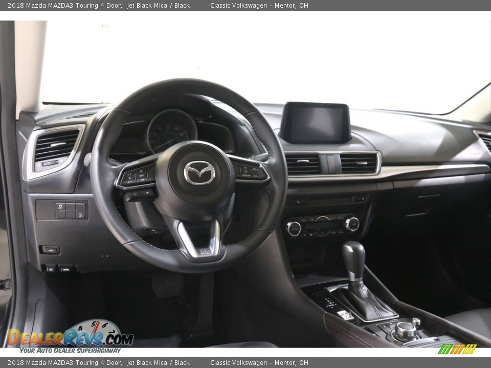2018 Mazda MAZDA3 Touring 4 Door Jet Black Mica / Black Photo #6