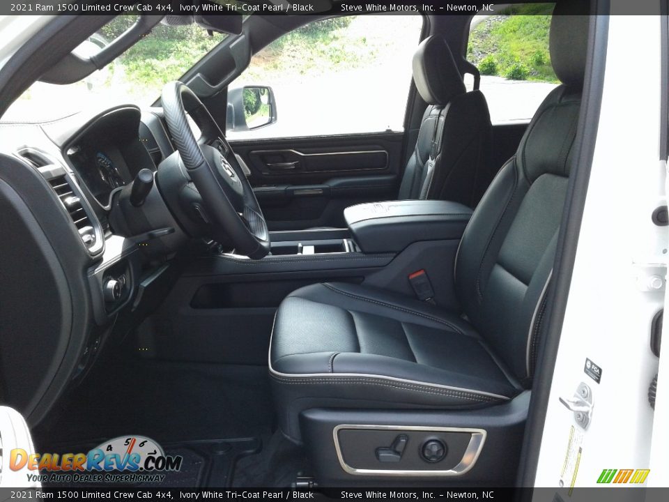 2021 Ram 1500 Limited Crew Cab 4x4 Ivory White Tri-Coat Pearl / Black Photo #12