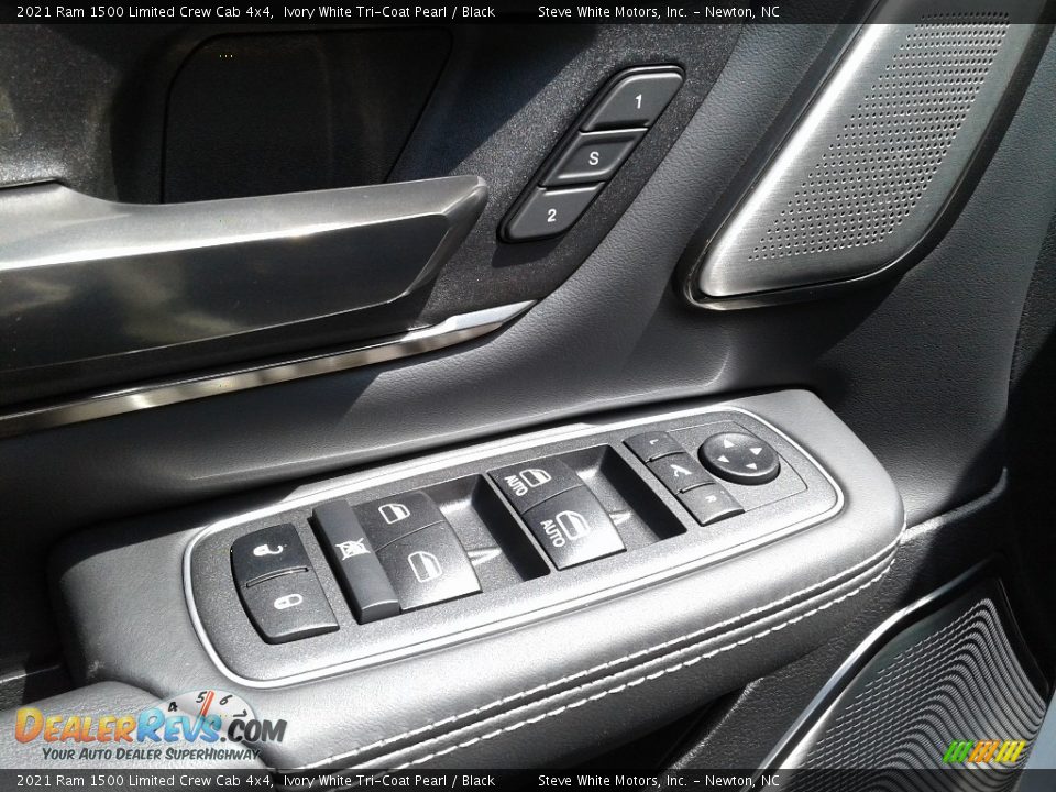 2021 Ram 1500 Limited Crew Cab 4x4 Ivory White Tri-Coat Pearl / Black Photo #13