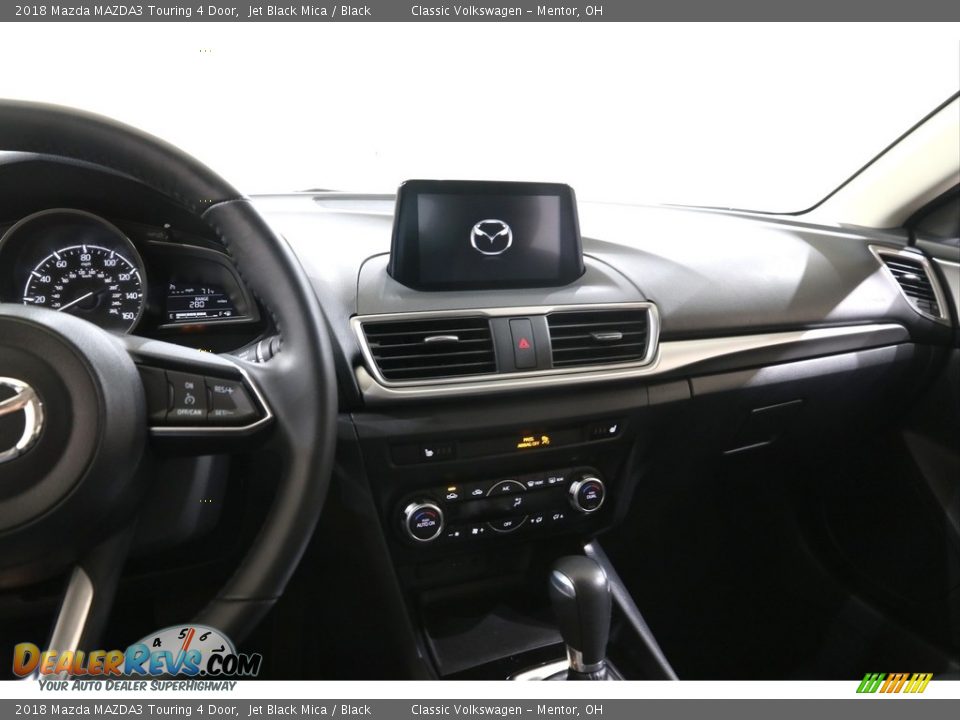 2018 Mazda MAZDA3 Touring 4 Door Jet Black Mica / Black Photo #9