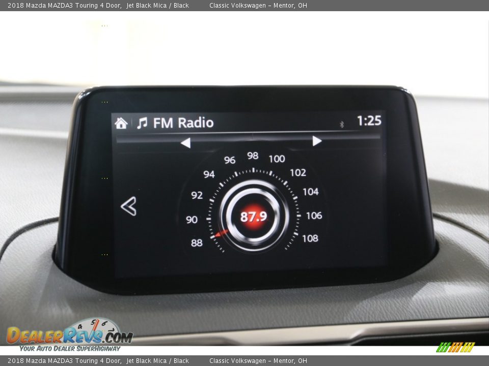 2018 Mazda MAZDA3 Touring 4 Door Jet Black Mica / Black Photo #10