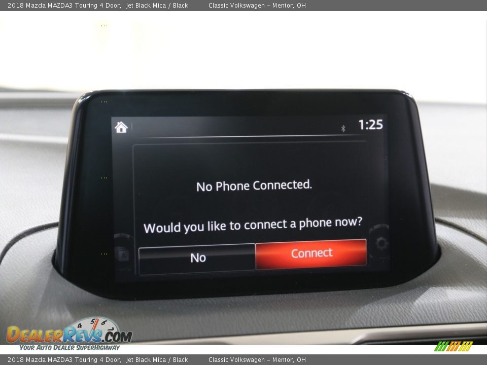 2018 Mazda MAZDA3 Touring 4 Door Jet Black Mica / Black Photo #11