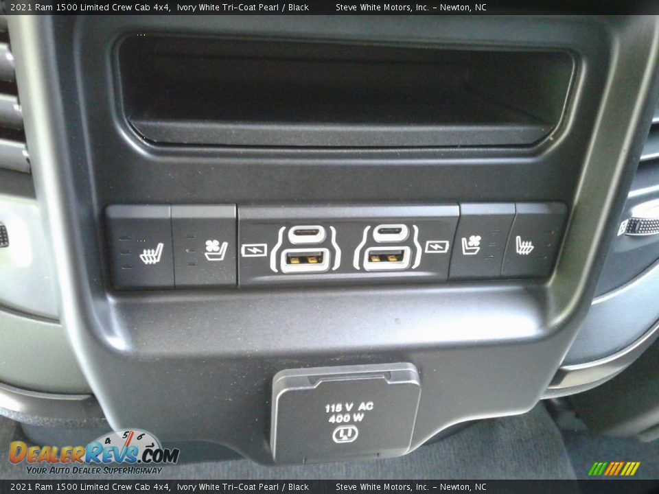 2021 Ram 1500 Limited Crew Cab 4x4 Ivory White Tri-Coat Pearl / Black Photo #17