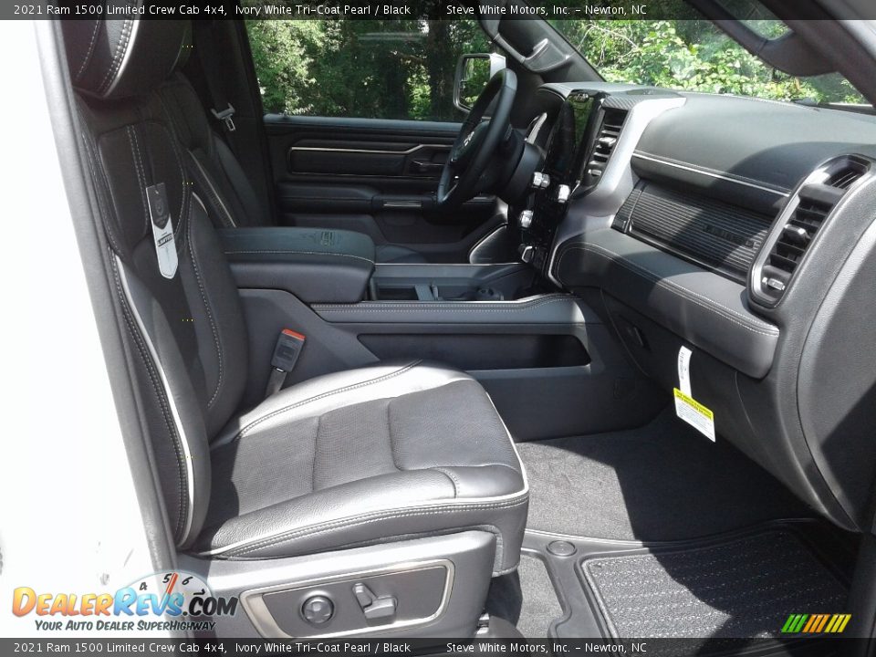 2021 Ram 1500 Limited Crew Cab 4x4 Ivory White Tri-Coat Pearl / Black Photo #19