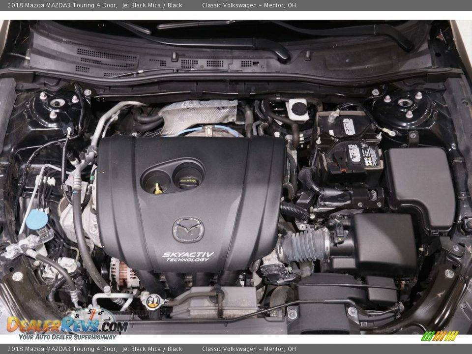 2018 Mazda MAZDA3 Touring 4 Door Jet Black Mica / Black Photo #19