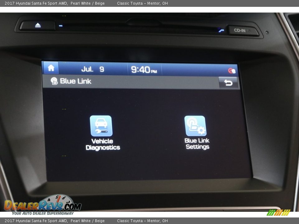 2017 Hyundai Santa Fe Sport AWD Pearl White / Beige Photo #11