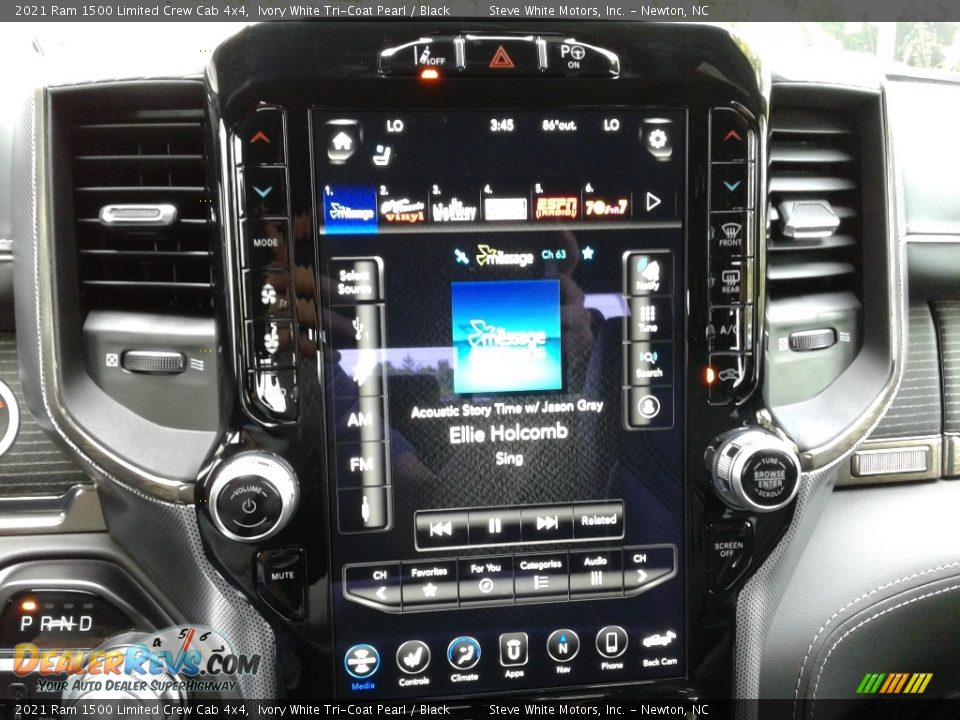 2021 Ram 1500 Limited Crew Cab 4x4 Ivory White Tri-Coat Pearl / Black Photo #27