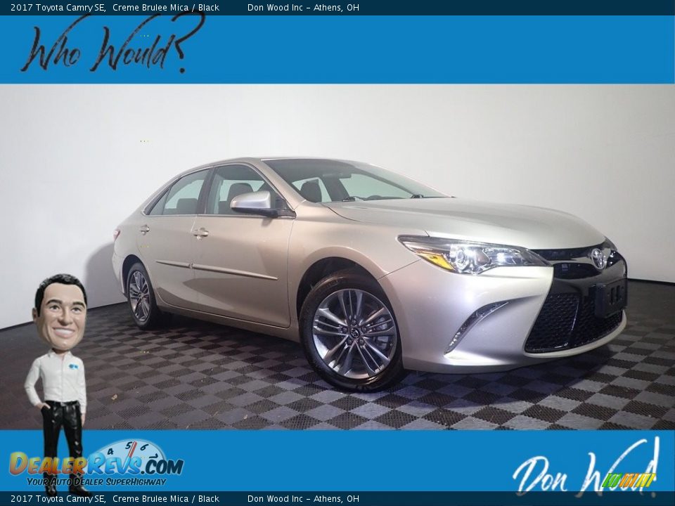 2017 Toyota Camry SE Creme Brulee Mica / Black Photo #1