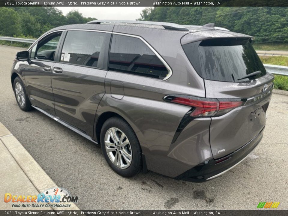 2021 Toyota Sienna Platinum AWD Hybrid Predawn Gray Mica / Noble Brown Photo #2