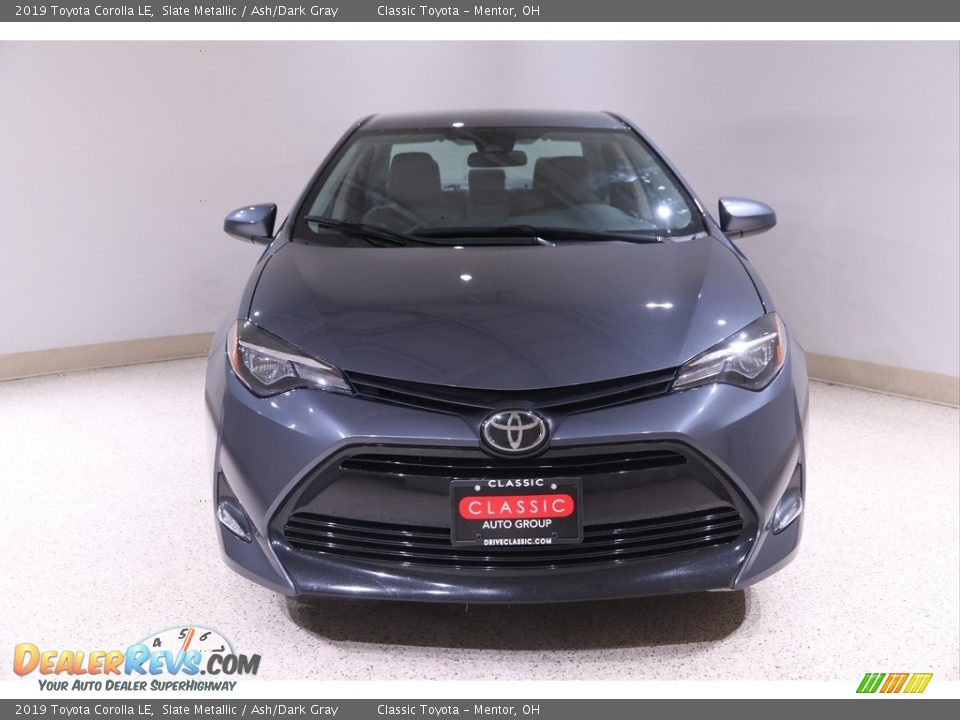 2019 Toyota Corolla LE Slate Metallic / Ash/Dark Gray Photo #2
