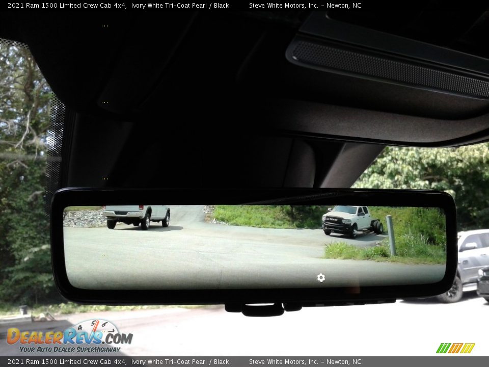 2021 Ram 1500 Limited Crew Cab 4x4 Ivory White Tri-Coat Pearl / Black Photo #36