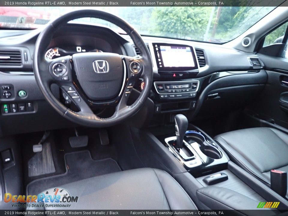 Black Interior - 2019 Honda Ridgeline RTL-E AWD Photo #20