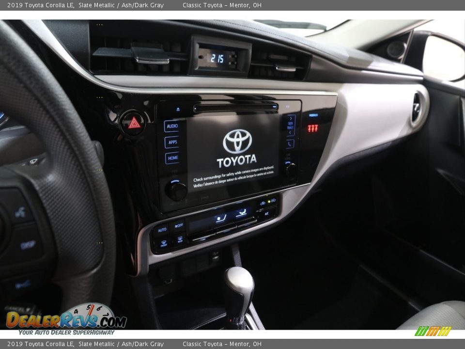 2019 Toyota Corolla LE Slate Metallic / Ash/Dark Gray Photo #9