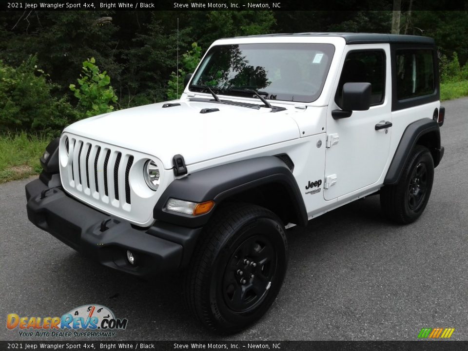 2021 Jeep Wrangler Sport 4x4 Bright White / Black Photo #2