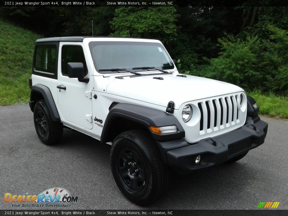 2021 Jeep Wrangler Sport 4x4 Bright White / Black Photo #4