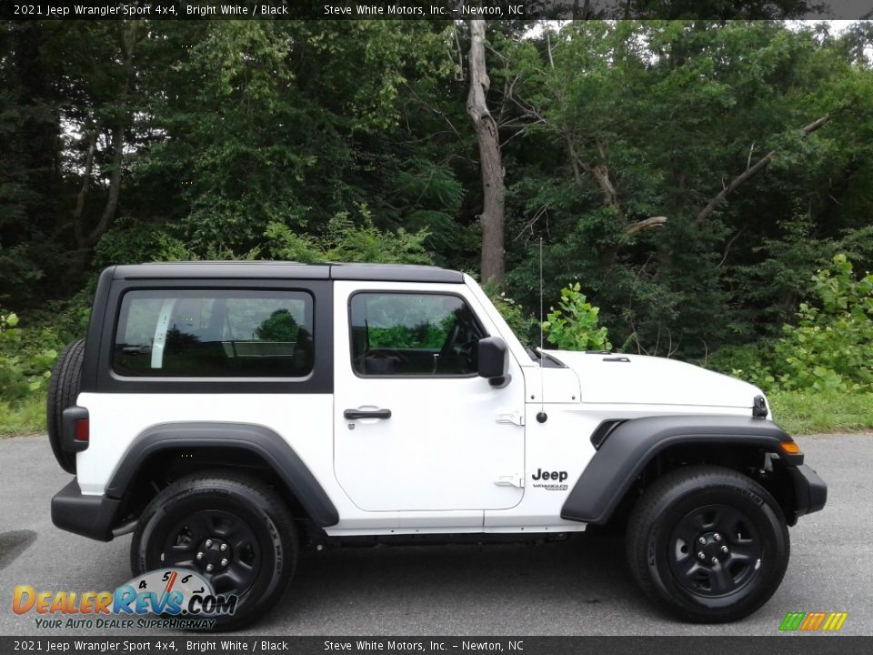 2021 Jeep Wrangler Sport 4x4 Bright White / Black Photo #5