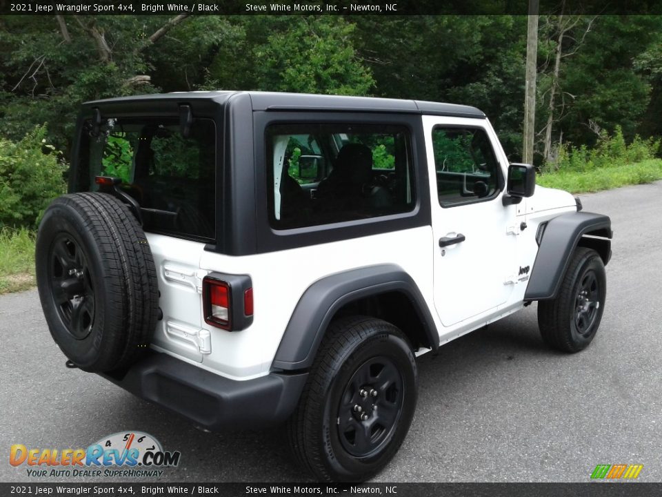 2021 Jeep Wrangler Sport 4x4 Bright White / Black Photo #6