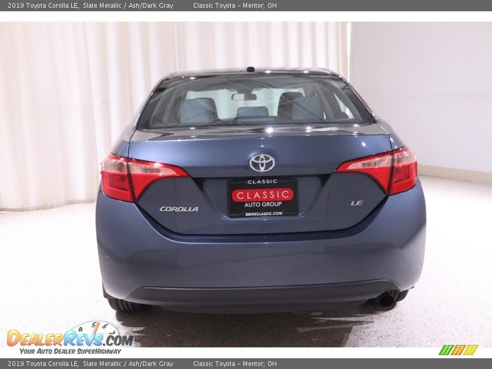 2019 Toyota Corolla LE Slate Metallic / Ash/Dark Gray Photo #16