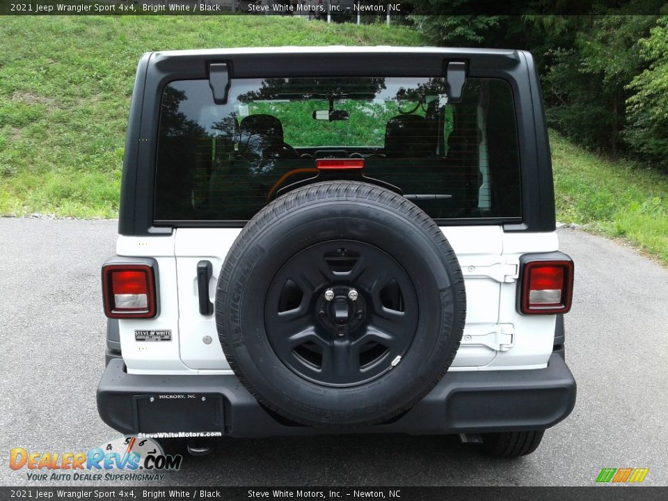 2021 Jeep Wrangler Sport 4x4 Bright White / Black Photo #7