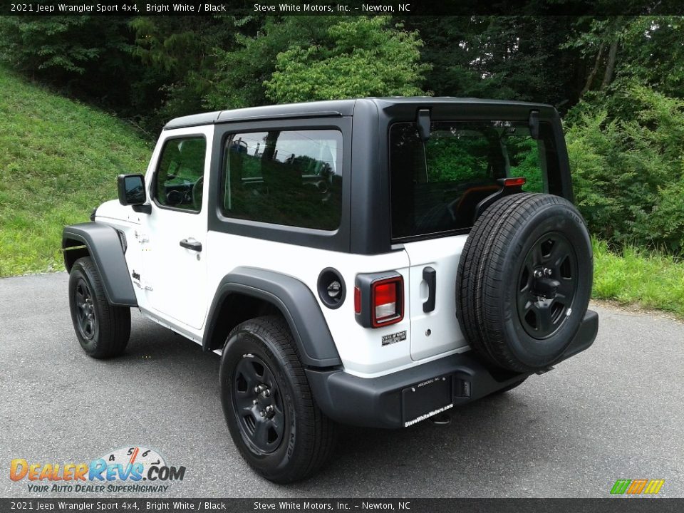 2021 Jeep Wrangler Sport 4x4 Bright White / Black Photo #8